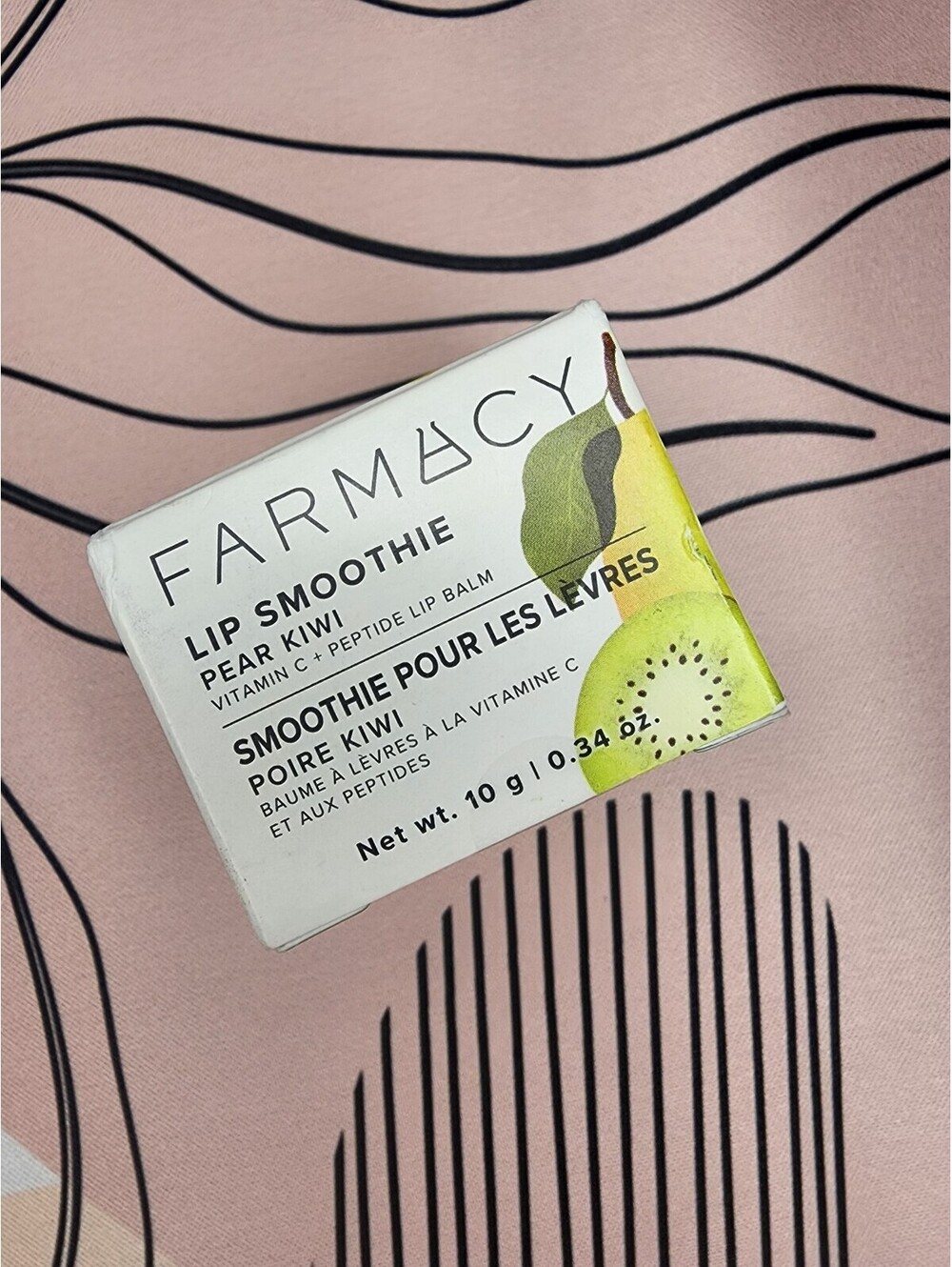FARMACY - Lip Smoothie - Pear Kiwi - Vitamin C + Peptide Lip Balm - 0.34 Oz